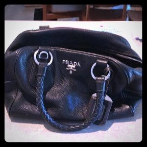 Authentic, Prada small doctor bowler bag
